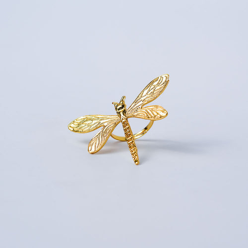 Zephyr Dragonfly Finger Ring