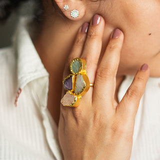 Kyra Rawstone Finger Ring