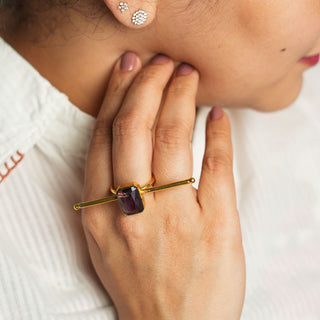 Solbar Ring with Stones