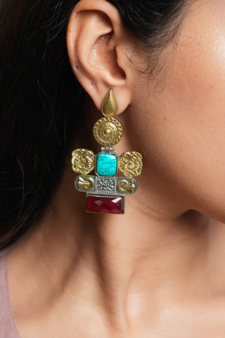 Regal Tanjore Earrings