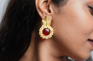 Petal Pearl Studs
