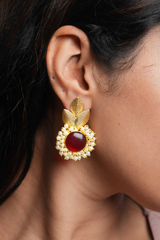 Petal Pearl Studs
