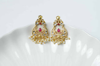 Suhana Pearl Kundan Earrings