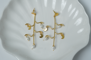 Lunar Vine Earrings