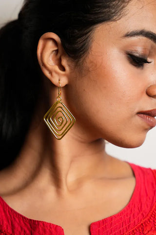 Mira Spiral Earrings