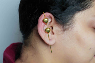 Twin Drop Earcuff