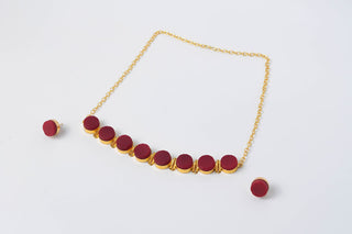 Ziva Dot Necklace Set