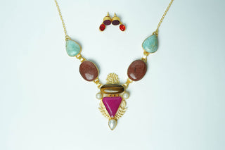 Terra Stone Necklace Set
