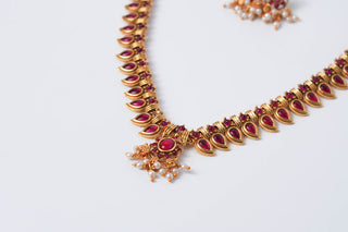 Mayura Drop Necklace Set