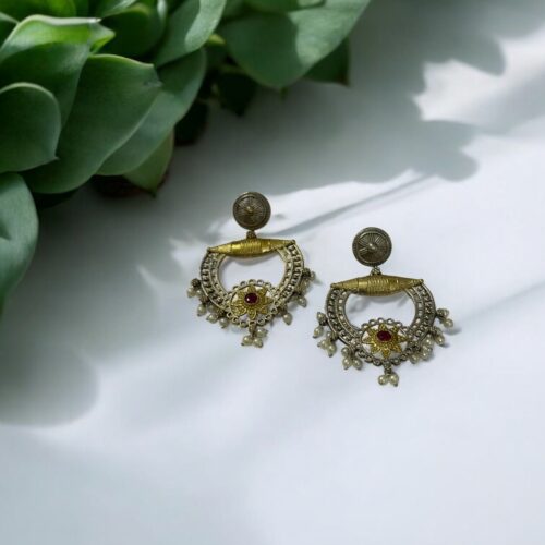 Arunima Earrings - Red