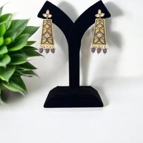 Mihika Drop Earrings - Ivory