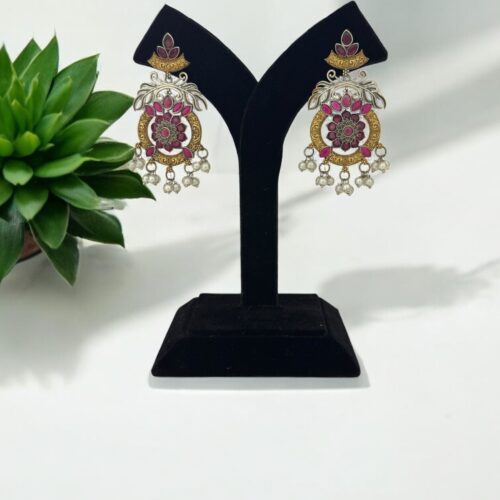 Kamala Earrings - Red