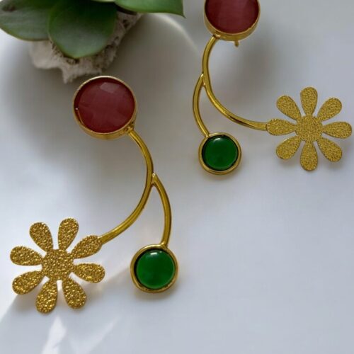 Flora Arc Drops - Pink