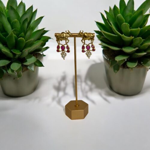 Nandi Grace Earrings - Red