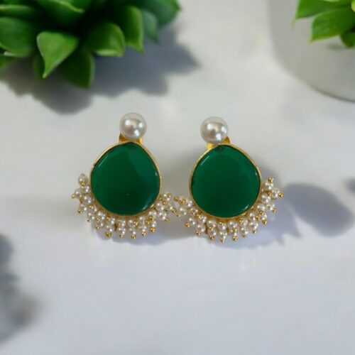 Azure Earrings - Emerald
