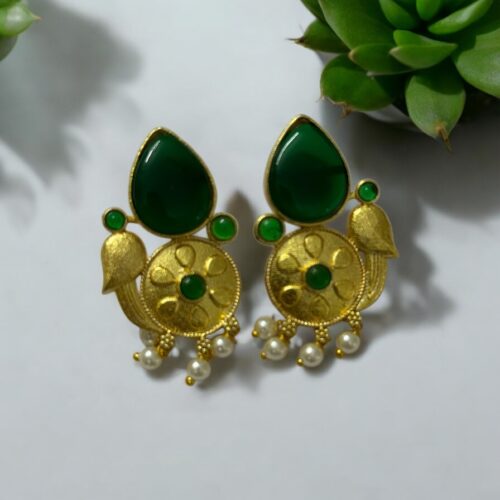 Peacock Grace Earrings