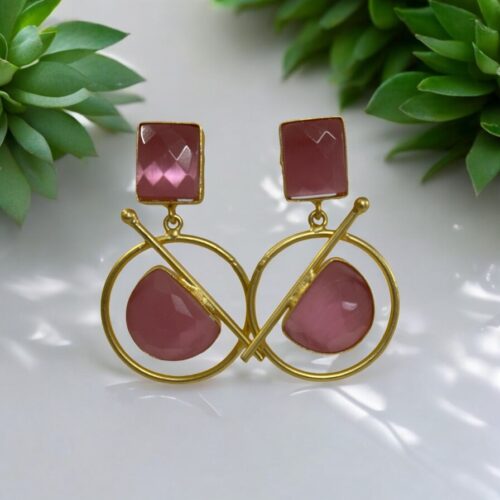 Rose Orbit Earrings