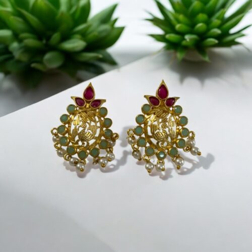 Padma Meenakari Studs