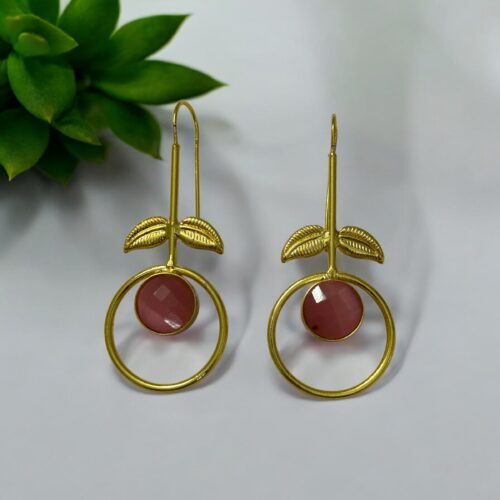 Cherry Bloom Earrings - Pink